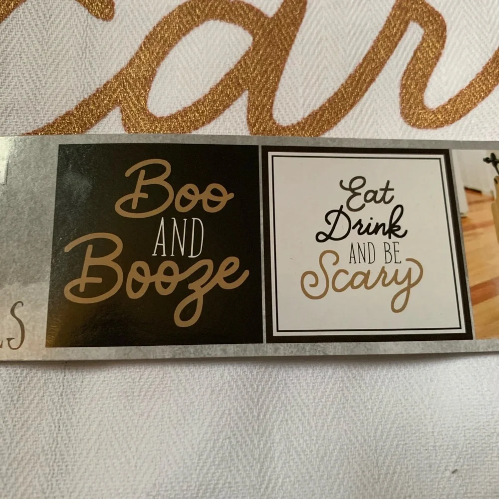 4 Target Halloween bar towels Blogger hard to find